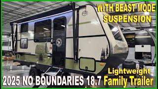 2025 No Boundaries 18.7 Beast Mode Travel Trailer by Forestriver at Couchs RV Nation - All About RVs