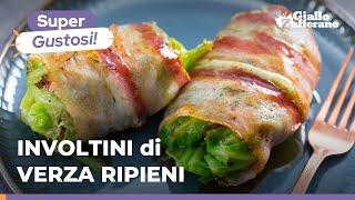 INVOLTINI di VERZA RIPIENI, un secondo super sfizioso e facile, dai sapori invernali! 