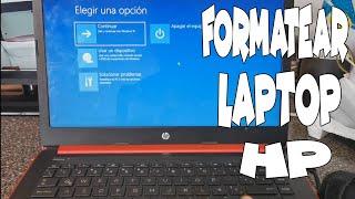 FORMATEAR LAPTOP HP /ELIMINAR CONTRASEÑA DE ACCESO/LIMOIEZA PROFUNDA