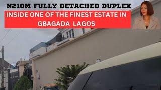 Touring This sweet Affordable Four Bedroom Fully Detached Duplex for Sale in Gbagada Lagos Nigeria