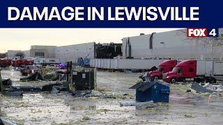 Was it a tornado? Lewisville warehouse significantly damaged