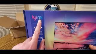 LYTMI NEO HDMI  2.0 SYNC BOX TV BACKLIGHT KIT Ambient Lights AMAZON UNBOXING VIDEO