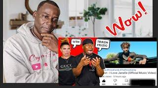 THE PRINCE FAMILY REACTS TO DARION- I LOVE YOU JANELLE (OFFICIAL MUSIC VIDEO ) "CRYER FAMILY REACT"