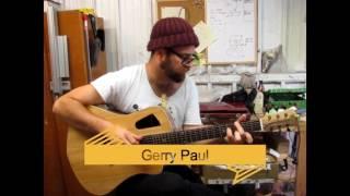 Gerry Paul plays a Goldbeard guitar