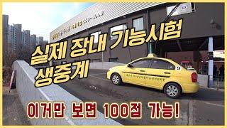 대구 운전면허 실제 2종 보통 장내 기능시험 생중계! ㅣ 100점 공략집