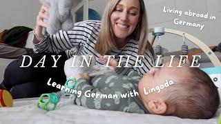 Day in the life living in Germany as a first time mum - Learning German Deutsch with Lingoda 2023