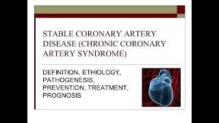 Chronic coronary syndrome