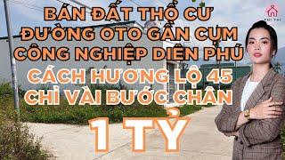 Bán Đất Thổ Cư Đường Oto Gần Cụm Công Nghiệp Diên Phú | Bán Đất Xã Diên Phú Huyện Diên Khánh