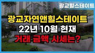 광교 자연앤힐스테이트 10월 현재 거래금액 시세는?  l 문의 광교힐스테이트부동산 031-297-6300 l