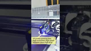 UV printer printing fans with high resolution and high speed #uv #nocai#high drop printing