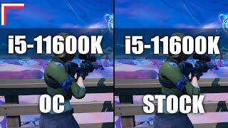 Intel Core i5-11600K OC vs Intel Core i5-11600K Stock — Test in 8 Games! [1080p, 1440p]