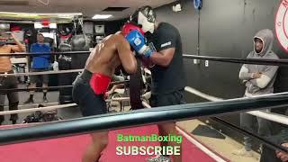 BRUTAL HEAVYWEIGHT SPARRING AT MUSTAFA'S BOXING CLUB