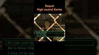 Fallout New Vegas characters good or evil Raquel