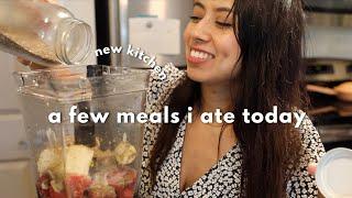  a few things I ate today  Plant based meals, new kitchen, new changes