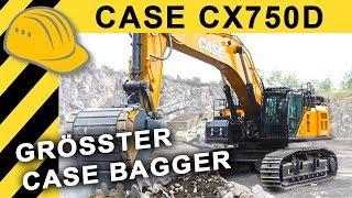 Größter CASE Bagger: CX750D 75-Tonnen Raupenbagger | Interessante Details von der steinexpo