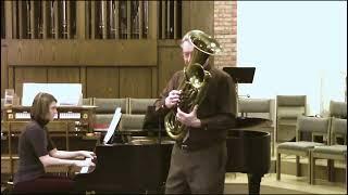 Double Bell Euphonium - David Werden: "Neapolitan Dance" by Tchaikovsky. Remastered Video (2021).