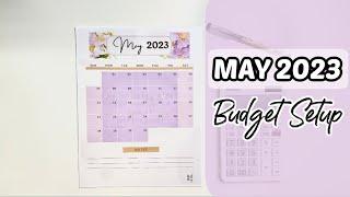 MAY MONTHLY BUDGET SETUP | CASH ENVELOPE SYSTEM | BUDGET WITH ME | MONETS MONEY