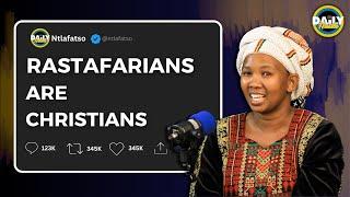 Ntlafatso on Rastafarianism, Christianity, Born Again, Diet, Cannabis.