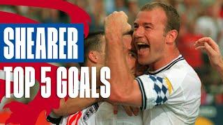 Alan Shearer's Greatest Goals for England | Top 5