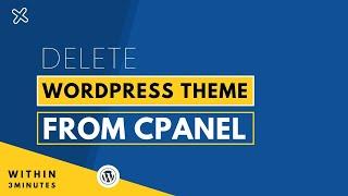 How To Delete WordPress Theme From Cpanel 2024 | Uninstall Or Remove WordPress Theme From Cpanel