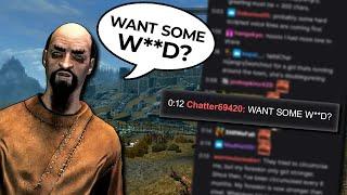 Skyrim, but Twitch Chat Voices All NPCs [Custom Mod]