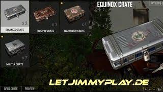 PUBG opening Equinox Crates, Triumph Crate & Militia Crates