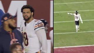 Tyrique Stevenson TAUNTS Fan Mid-Play & COSTS Bears Game! Caleb Williams HEATED!