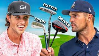 Can Bryson DeChambeau Beat Me Using 3 Golf Clubs?