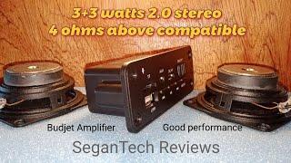 Another Bluetooth Amplifier Review By SeganTech | Instant Amplifier for DIY Bluetooth Speaker.