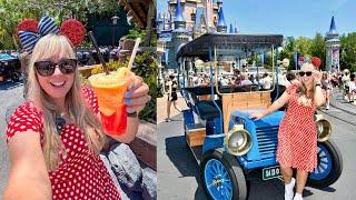 Magic Kingdom! Dapper Day, Dole Whip & Pizza, Tiki Room, Liberty Belle, Castle Show & More 