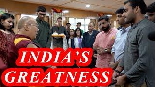 INDIA'S GREATNESS by DALAI LAMA | Religious Harmony