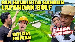 GEN HALILINTAR BANGUN LAPANGAN GOLF DALAM RUMAH HADIAH ANNIVERSARY