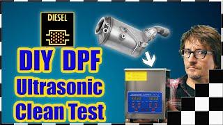 DIY DPF Ultrasonic Cleaning Experiment (Diesel Particulate Filter At Home Clean)