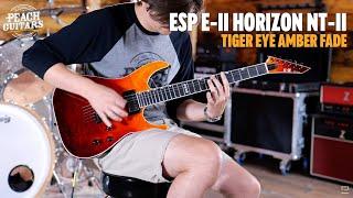 No Talking...Just Tones | ESP E-II Horizon NT-II | Tiger Eye Amber Fade