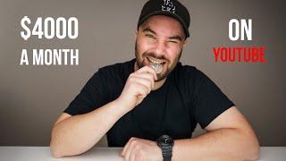 How I started to make over $4000/month on YouTube