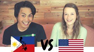 Filipino English and American English DIFFERENCES!