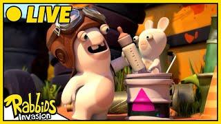 [LIVE ] Mini Rabbid goes on an adventure! |  Rabbids Invasion | Cartoon for Kids