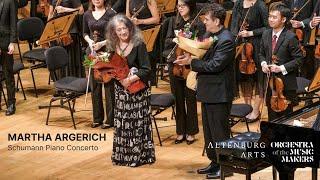 Martha Argerich plays Schumann's Piano Concerto (Singapore, 8 Nov 2022)