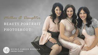 Mother Daughter Beauty Portrait Photoshoot