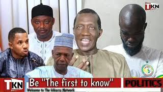 Update on Today's news in politics. Lamin jaiteh on Barrow and Momodou warn his critics. wahala