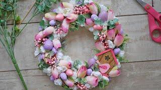 DIY Easter wreath on the door / Tsvoric