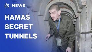 Behind-the-scenes footage of where Hamas held “Israeli” captives in Gaza