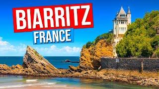 BIARRITZ - FRANCE (City tour of Biarritz, France in 4K)