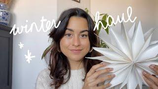 ASMR Winter Haul ️ Whisper️Tapping, Tea Bag Sounds, Fabric Sounds