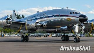 First Look! Newly Restored C-121A Constellation Takes Flight (Air Legends Foundation)