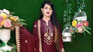 Unique uncommon dress only #Tanha,s collection a.Free offer a | Three piece design 2020