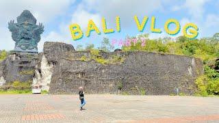 bali vlog: main ke GWK, ke pantai pandawa dan melasti, nonton kecak di uluwatu etc ️ #bali