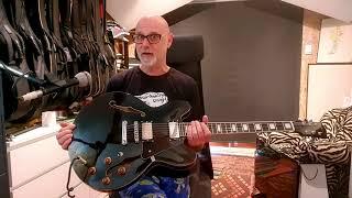 Artist Black58II Semi-Hollow Black Gloss Electric Guitar Review by Bob Spencer