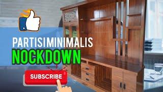 Sekat Ruangan Minimalis. Pedotan. Nockdown. #furniture #sekatruangan #kursi #mebel #diyfurnitureflip