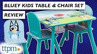 Bluey Kids Table and Chair Set Review